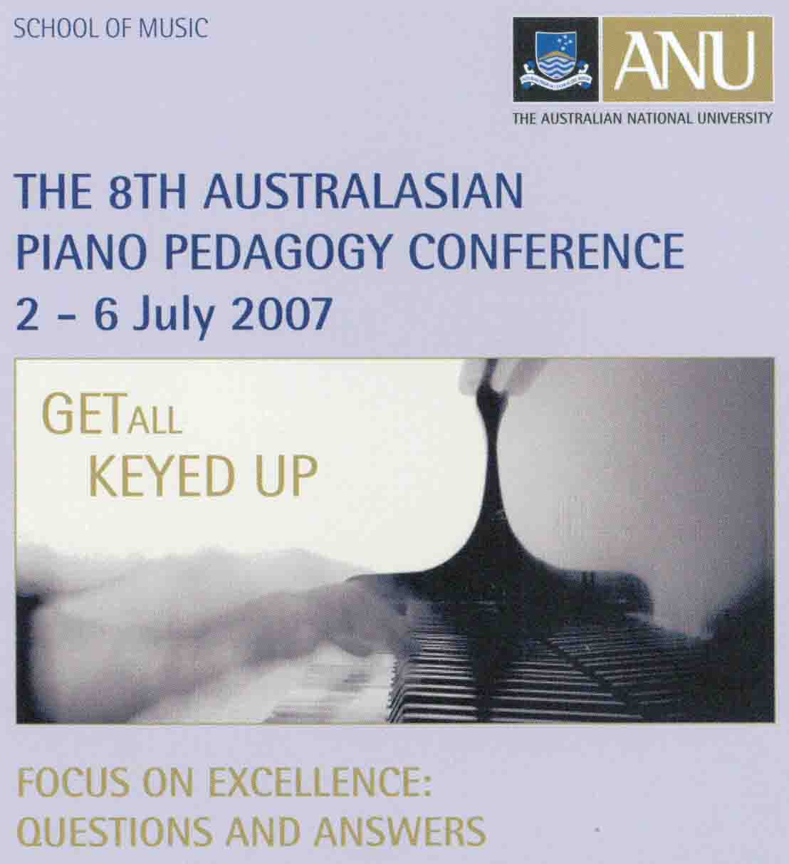 8t Australian Piano Pedagogy Conference